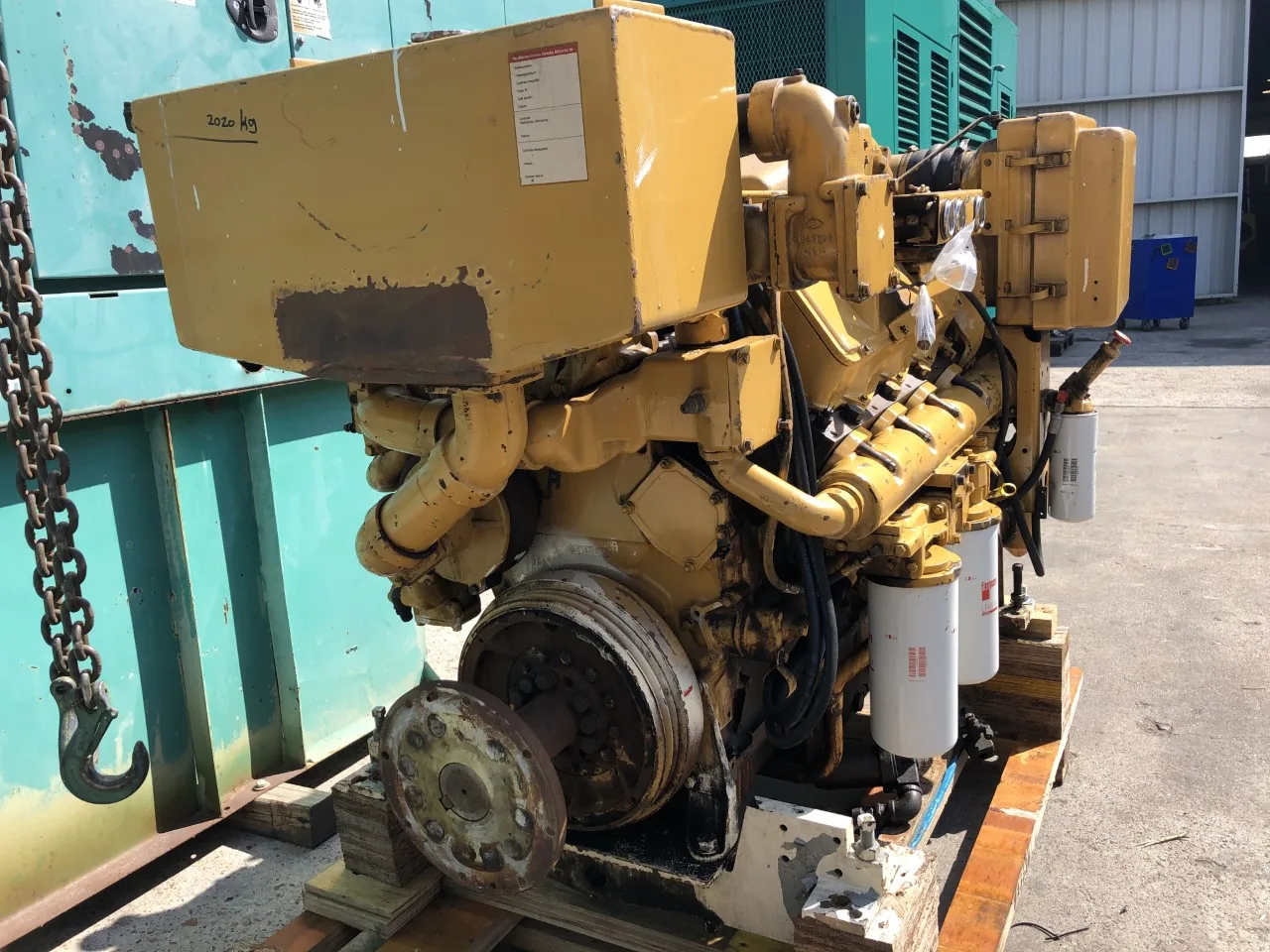 High Hour Runner Caterpillar 3408C 470HP  Diesel Marine Engine