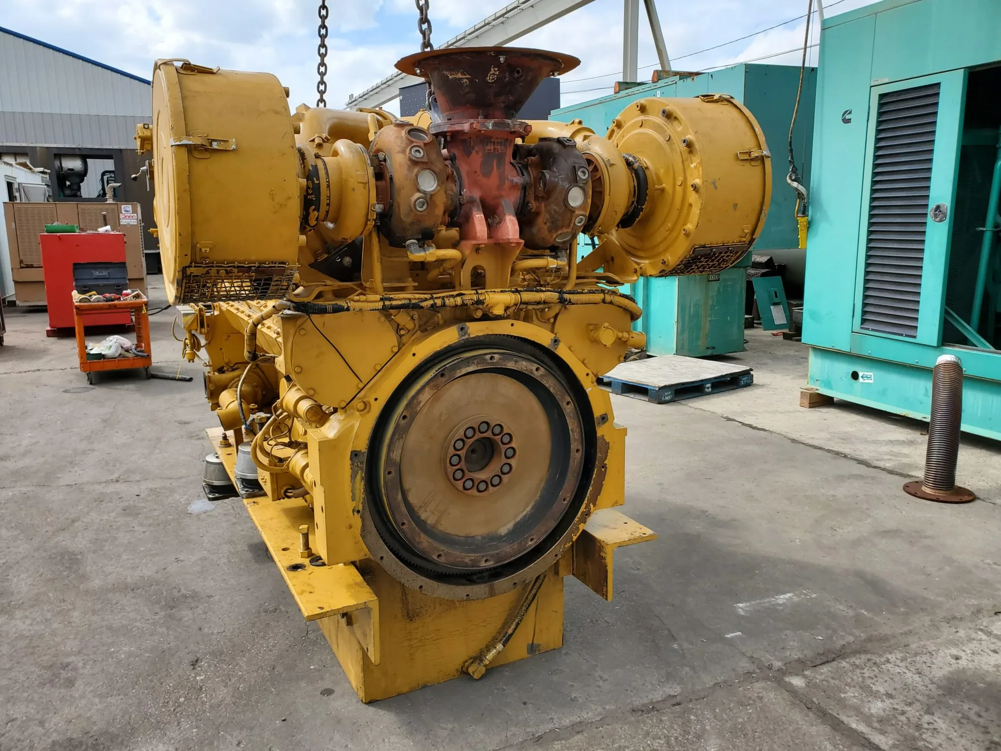 High Hour Runner Caterpillar 3512 DITA 1360HP  Diesel Marine Engine