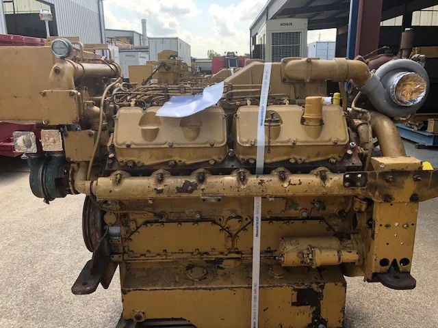 High Hour Runner Caterpillar 3412 DITA 624HP  Diesel Marine Engine