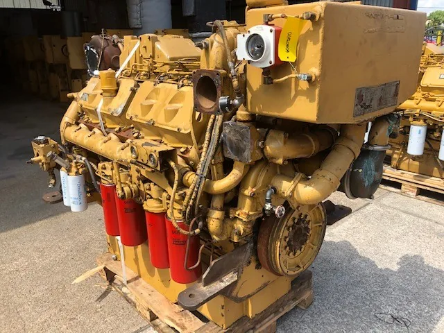 High Hour Runner Caterpillar 3412 DITA 624HP  Diesel Marine Engine