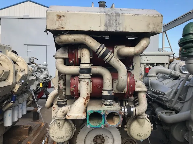 High Hour Runner Cummins KTA-38 1045HP  Diesel Marine Engine