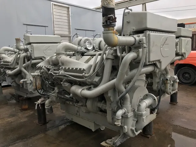 High Hour Cummins KTA38-M2 1350HP  Diesel Marine Engine