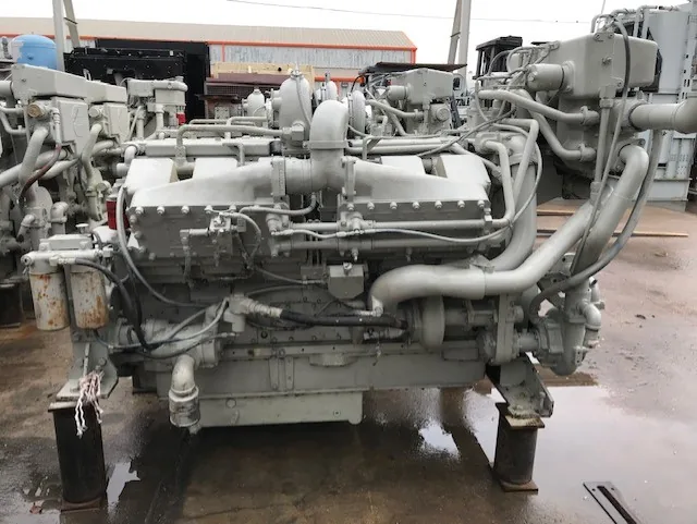 High Hour Cummins KTA38-M2 1350HP  Diesel Marine Engine