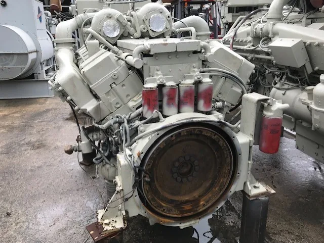 High Hour Cummins KTA38-M2 1350HP  Diesel Marine Engine