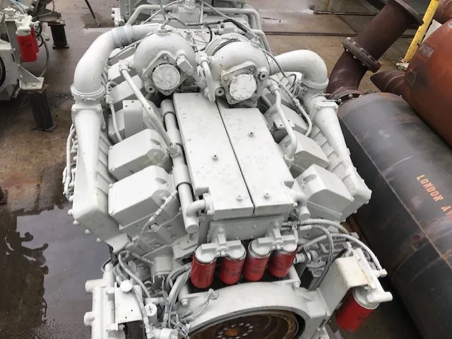 High Hour Cummins KTA38-M2 1350HP  Diesel Marine Engine