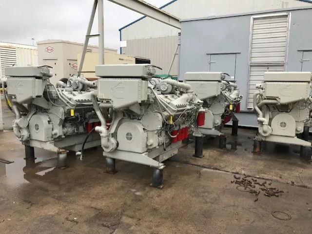 High Hour Cummins KTA38-M2 1350HP  Diesel Marine Engine
