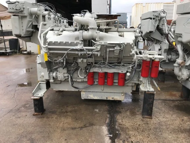 High Hour Cummins KTA38-M2 1350HP  Diesel Marine Engine