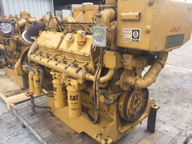 High Hour Runner Caterpillar 3412 DIT 540HP  Diesel Marine Engine