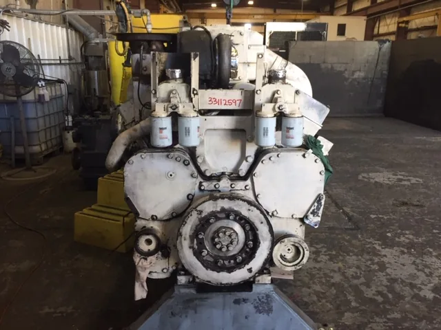 High Hour Cummins KT38-M 800HP  Diesel Marine Engine