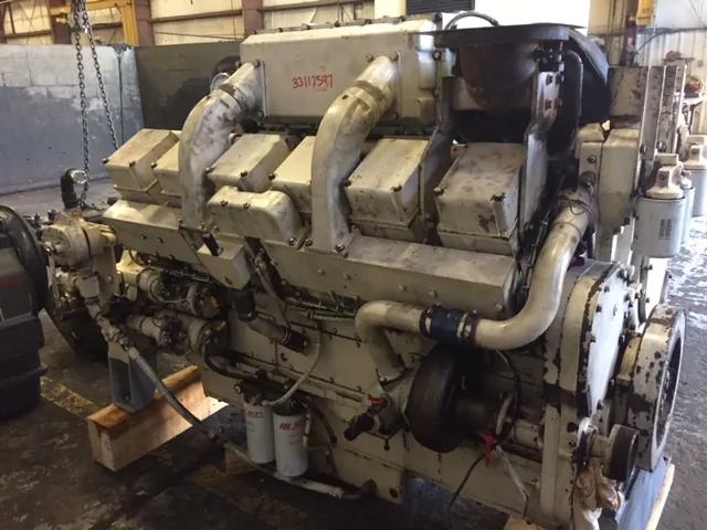 High Hour Cummins KT38-M 800HP  Diesel Marine Engine