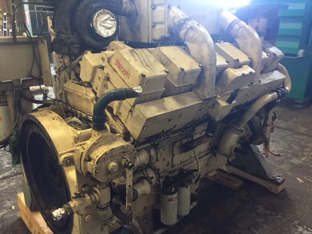 High Hour Cummins KT38-M 800HP  Diesel Marine Engine