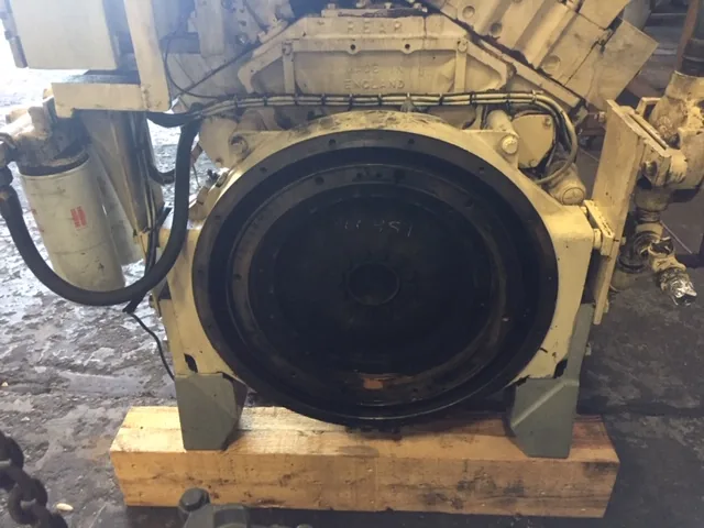 High Hour Cummins KT38-M 800HP  Diesel Marine Engine