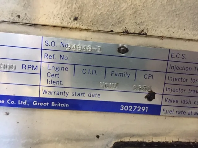 High Hour Cummins KT38-M 800HP  Diesel Marine Engine