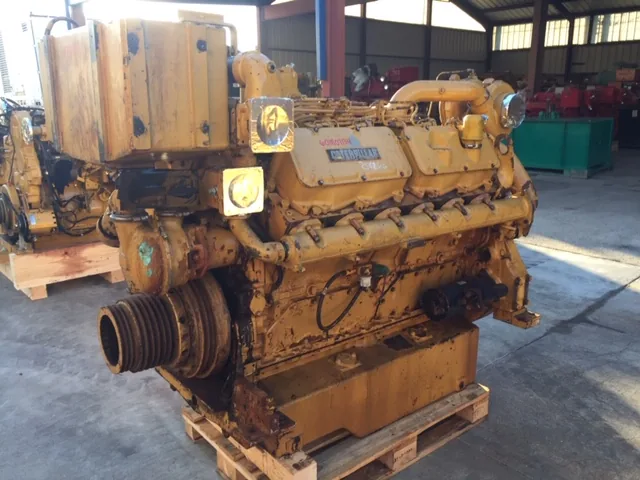 High Hour Runner Caterpillar 3412 DIT 540HP  Diesel Marine Engine