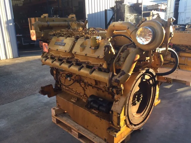 High Hour Runner Caterpillar 3412 DIT 540HP  Diesel Marine Engine