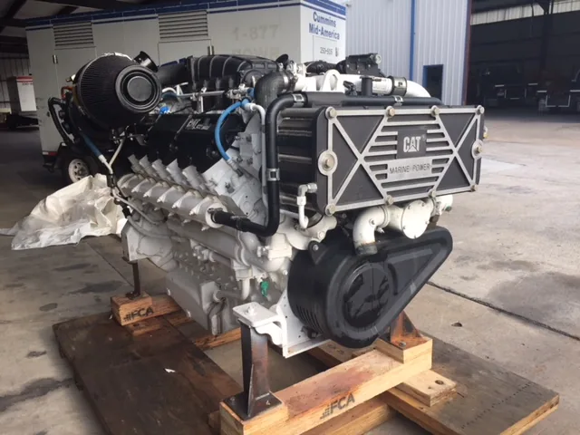 Low Hour Caterpillar C32 ACERT 1900HP Tier 3 Diesel Marine Engine