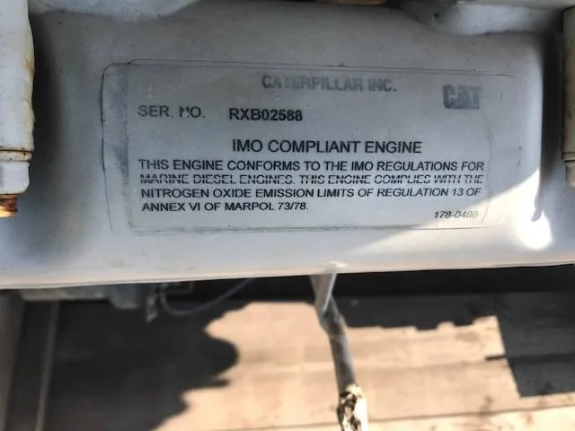 Good Used Caterpillar C32 1652HP Tier 1 Diesel Marine Engine