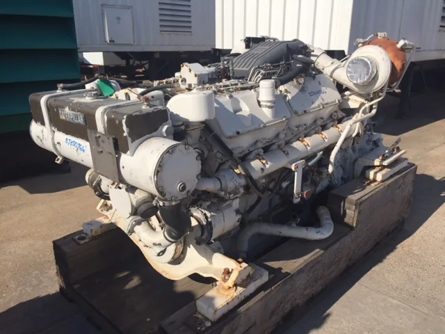 High Hour Runner Caterpillar 3412C DITTA 1300HP  Diesel Marine Engine