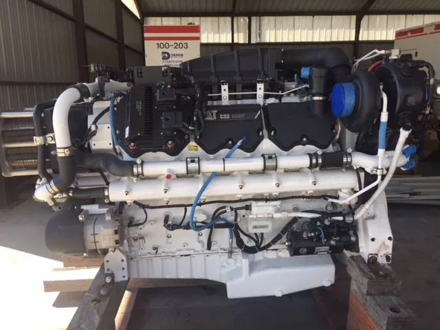 Low Hour Caterpillar C32 ACERT 1900HP Tier 3 Diesel Marine Engine