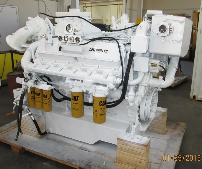 Rebuilt Caterpillar 3412 DITA 720HP  Diesel Marine Engine