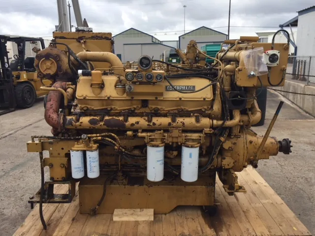 High Hour Runner Caterpillar 3412 DIT 615HP  Diesel Marine Engine