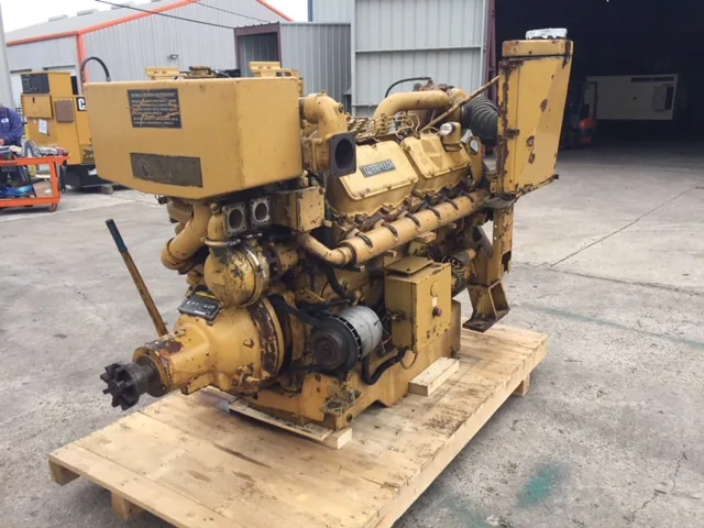 High Hour Runner Caterpillar 3412 DIT 615HP  Diesel Marine Engine