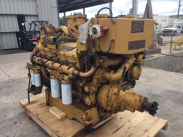 High Hour Runner Caterpillar 3412 DIT 615HP  Diesel Marine Engine