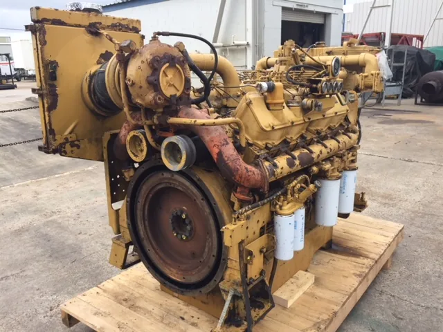 High Hour Runner Caterpillar 3412 DIT 615HP  Diesel Marine Engine