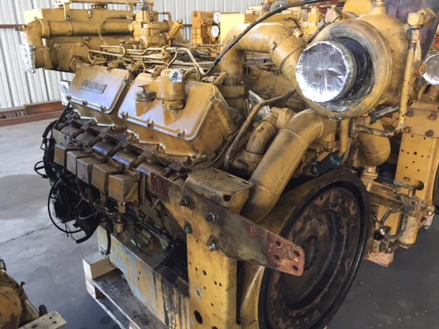 High Hour Runner Caterpillar 3412 DIT 300HP  Diesel Marine Engine