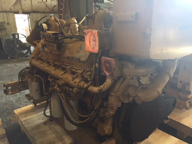 High Hour Runner Caterpillar 3412 DIT 540HP  Diesel Marine Engine