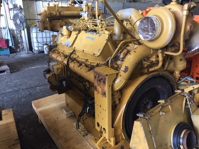 High Hour Runner Caterpillar 3412 DIT 540HP  Diesel Marine Engine
