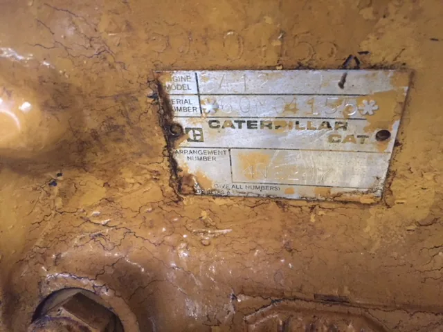 High Hour Runner Caterpillar 3412 DIT 540HP  Diesel Marine Engine