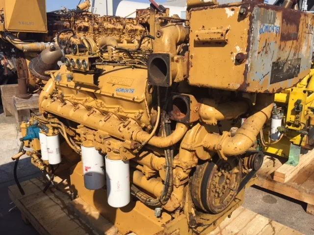 High Hour Runner Caterpillar 3412 DIT 540HP  Diesel Marine Engine