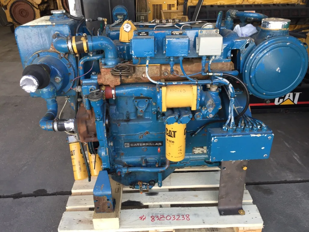 High Hour Runner Caterpillar 3304 DIT 127HP  Diesel Marine Engine