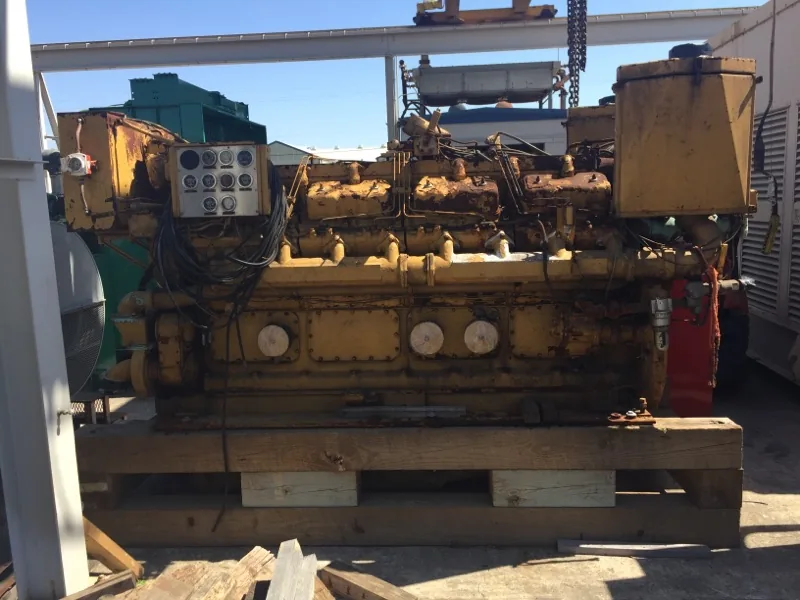Good Used Caterpillar D399 TA 1125HP  Diesel Marine Engine