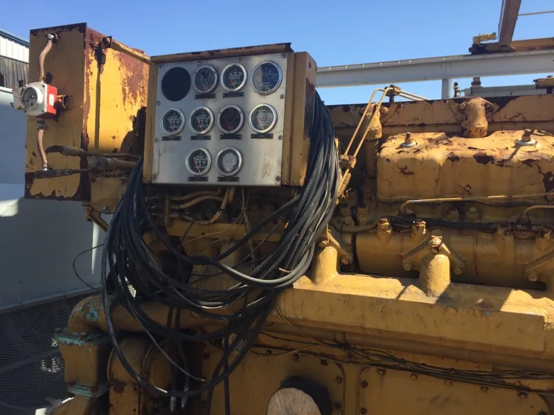 Good Used Caterpillar D399 TA 1125HP  Diesel Marine Engine