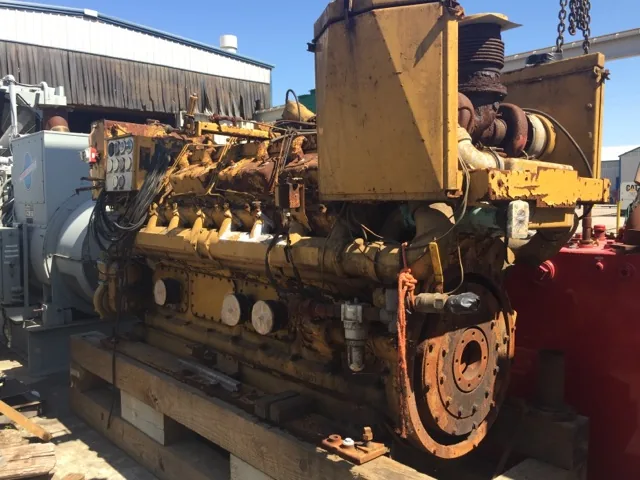 Good Used Caterpillar D399 TA 1125HP  Diesel Marine Engine