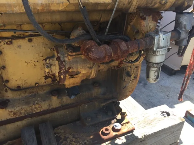 Good Used Caterpillar D399 TA 1125HP  Diesel Marine Engine