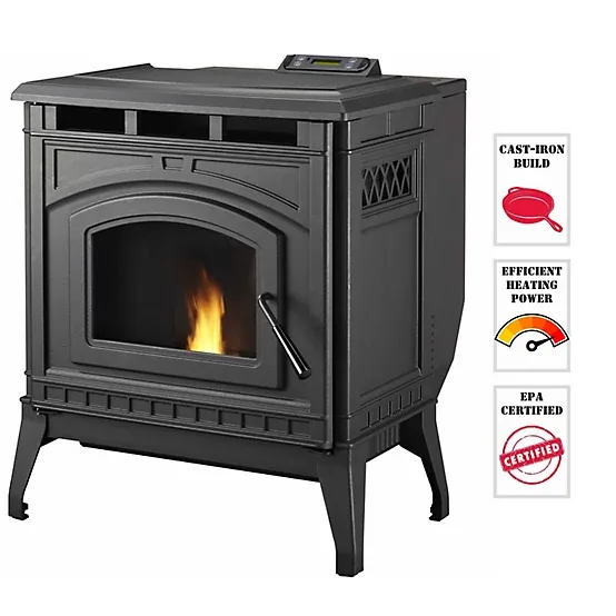 PelPro Pellet Cast Iron Stove, 2,200 sq. ft.