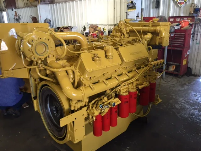 Rebuilt Caterpillar 3412 DIT 540HP  Diesel Marine Engine