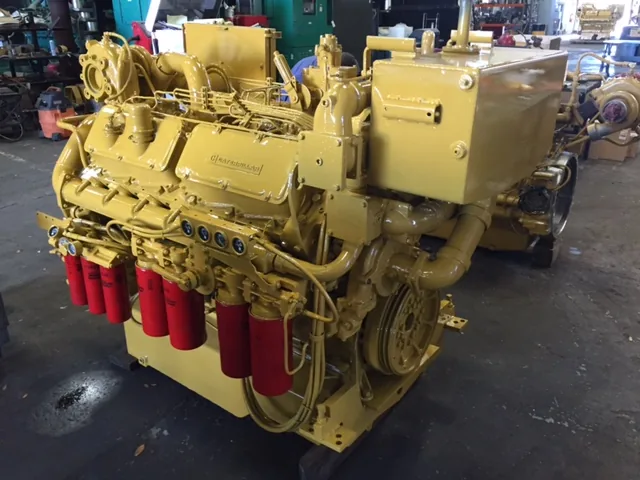 Rebuilt Caterpillar 3412 DIT 540HP  Diesel Marine Engine