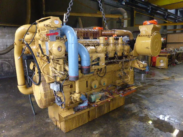 High Hour Runner Caterpillar 3512B 1575HP Tier 1 Diesel Marine Engine