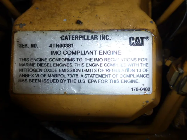 High Hour Runner Caterpillar 3512B 1575HP Tier 1 Diesel Marine Engine