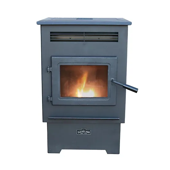 Cleveland Iron Works No.200 Medium Pellet Stove, 1500 to 2200 sq. ft., 60 lb. Hopper