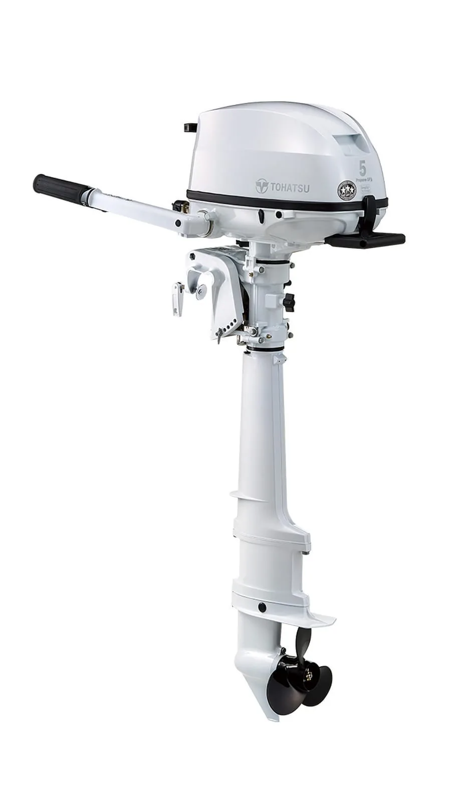 Tohatsu MFS5DLPGSPROUL 5HP – Sail Pro LPG Propane 25-Inch