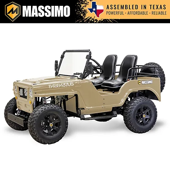 Massimo 300cc 2-Seater All-Terrain Go Kart, Green