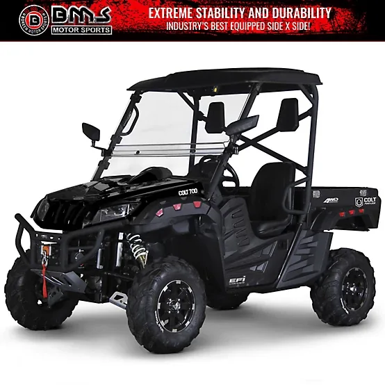 BMS Motorsports Colt 700 LSX - 2S UTV, Black