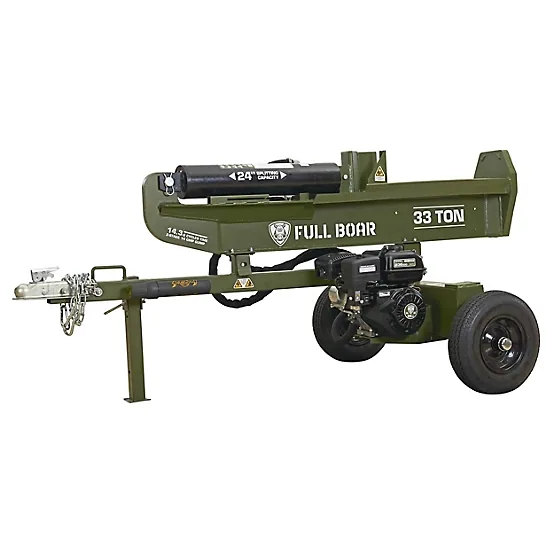 Full Boar 33-Ton Gas-Powered Log Splitter, 236cc Engine